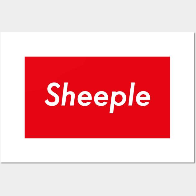 Sheeple Wall Art by Chairboy